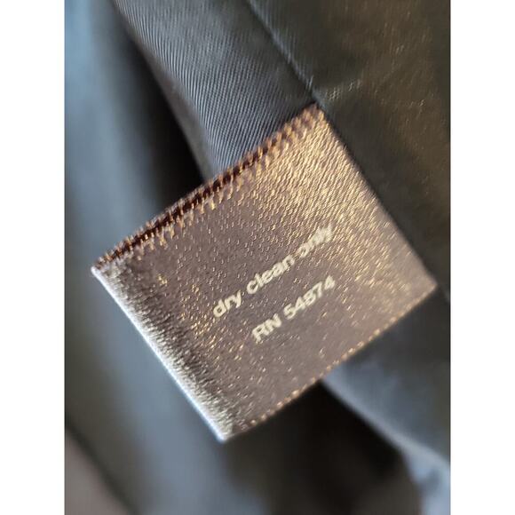 The Limited Blazer Jacket Women's Size 4 Gray Pinstripe Wool Single Breasted - Picture 7 of 16